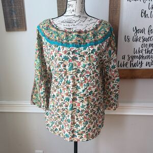 Sundance Cotton Floral Blouse